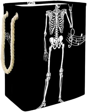 Кошница за дрехи Rock Skeleton Сгъваема Кошница За Дрехи Твърдо Кофа За Пране на Организация за Съхранение на Дрехи за