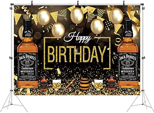 Фон за уиски Ticuenicoa за Рожден Ден за мъжете, Отлежало до Съвършенство, Банер за парти по случай рожден Ден, Празнични Украси за партита на тема Уиски и Бира, Банер, Под