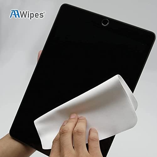 Кърпички за полиране на AAwipes 3 опаковки (6,3 X 6.3 инча, бели, дебели, здрав), Съвместими с Apple iPhone, iPad, MacBook,