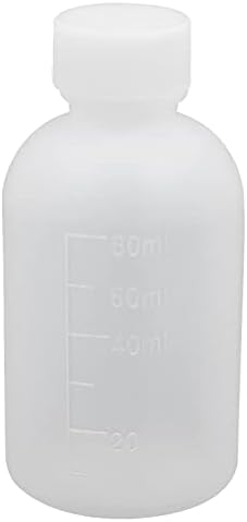 Пластмасова бутилка за реактиви YOKIVE, 5 опаковки, Узкогорлый Контейнер с винт на капака за съхранение на течности,