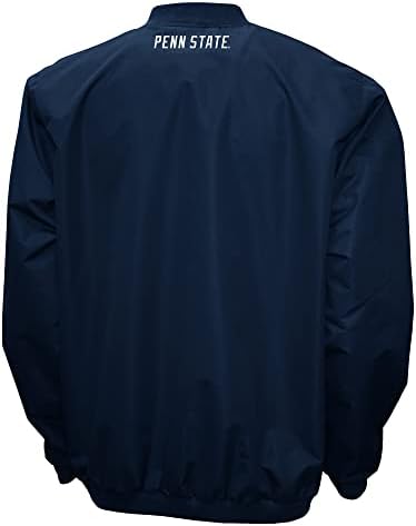 Мъжко яке-Пуловер с голяма лого Franchise Club College Windshell с V-Образно деколте