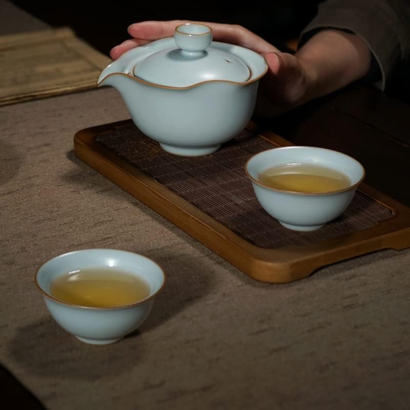 HDRZR Пътен Чай На Открито Преносим Вашата Порцеланова супа от супник За Ръчно Заснемане на Керамични Подарък Кутии