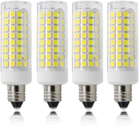 ZSSXOLED E11 Led лампа с регулируема яркост, еквивалентна на 75 W, Халогенна Сменяеми лампи, Мини-Свещници E11, основа с ъгъл на лъча на 360 градуса, Led лампа E11 7 W 730 Лумена, Заменя