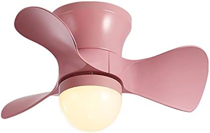 IBalody Прост Вентилатор на Тавана за помещения с led подсветка 23-инчов Мини-Вентилатор на Тавана Лампа Офис Кабинет