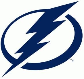 Малка статична Стикер NHL Tampa Bay Lightning Circle Болт