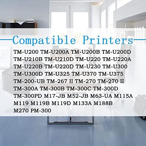 Смяна на лента за принтер, съвместима с Colorprint, от 30 опаковки за ERC30 ERC-30 ERC34 ERC 30 34 38 Чернильная лента