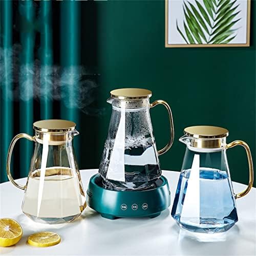 HDRZR Следобеден чай, чай набиране, за вода, домашен кана за всекидневната, скандинавски Стъклена кана с нагревател,