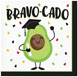 Творчески Кърпички за напитки Bravo-cado на бала, 5 см, бели, жълти, зелени и кафяви