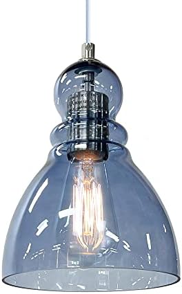 Vpazg Синьо Подвесное осветление за Кухненски Остров, мивки, Регулируема Окачен Тавана лампа в съвременния Фермерска