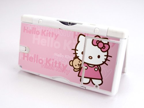 Стикер с изображение на Декоративна Защитна обвивка HELLO-KITTY-BEAR за Nintendo DS Lite