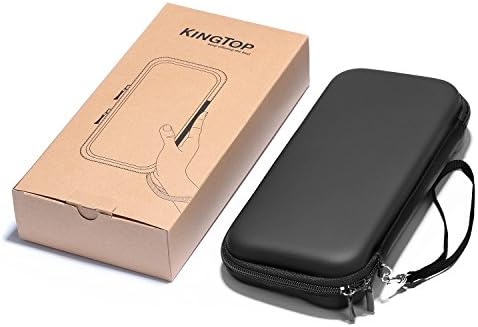 Калъф за Nintendo Switch Kingtop Hard Shell Пътна Чанта за Носене на Защитна Чанта за съхранение на Nintendo Switch (Черен)