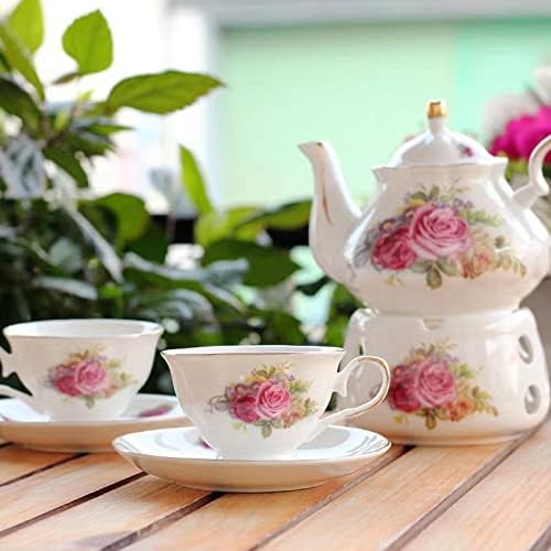 YOUNGKY Творчески Европейския Луксозен Чай, Керамични Подаръчни комплекти за приготвяне на кафе и чай от 7 теми, подходящи