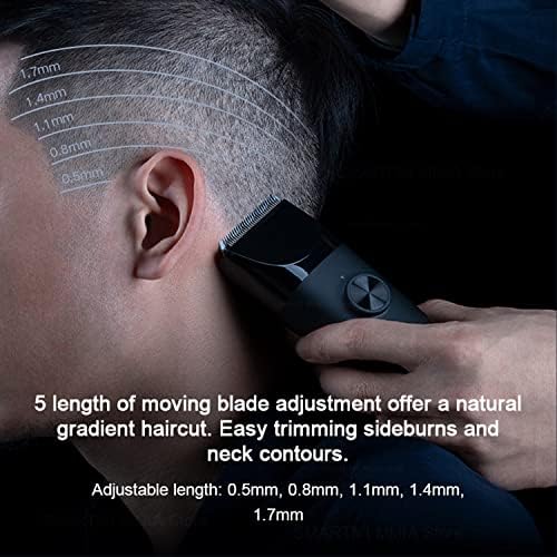 Машина за подстригване на коса Xiaomi, Професионален Мъжки Машинки за стригане с 14 Настройки на дължината на билото