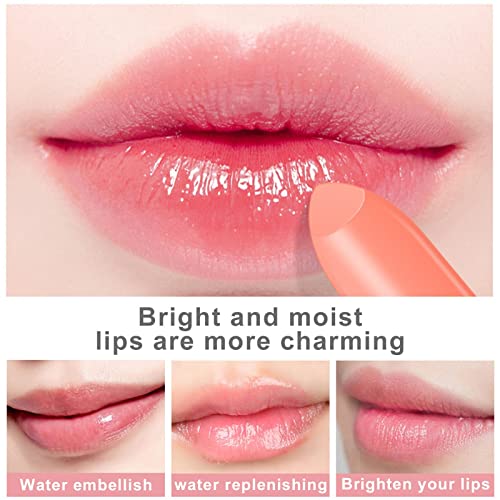 Glow up Kit Beauty Lipstick Температурна червило-Хранителна Дълга Водоустойчив Овлажняващ червило Сладко Stuff до 5 (Многоцветен,