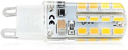 Led лампи G9 3 W (еквивалентна замяна халогенна лампа с мощност 25 W-30 W) Топли Бели Силиконови led Царевица на крушка