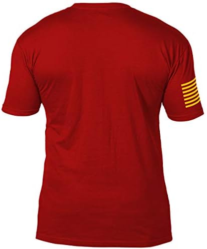 Мъжки t-shirt USMC 'Absolutely Essential', с дизайн на 7.62, Червена