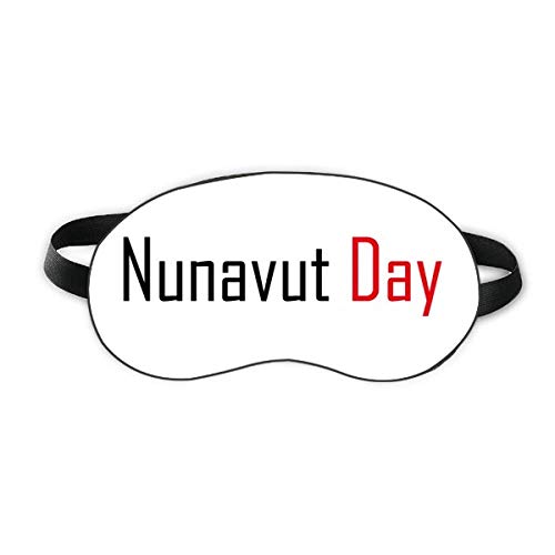 Празнувайте Деня на Нунавута, Канада, Благословляющий Сън, Защитната Маска За Очите, Мека Нощна Превръзка На очите, Сивата