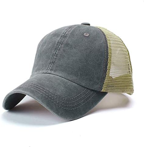 Просто мрежа регулируеми шапки татко шапки за мъже жени Бейзболни шапки шофиране шапка черна шапка Polo на празен воздухопроницаемый