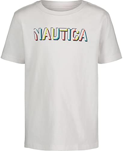 Тениска с кръгло деколте и къс ръкав Наутика Boys с графичен дизайн