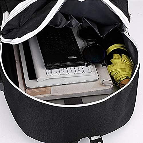 MCDREAMUSA Academia Раница, Чанта през Рамо с USB Порт за зареждане и Подарочным Гривната, Аниме Училищна Чанта За Книги, Раница за Лаптоп Backpack (Стил 32)