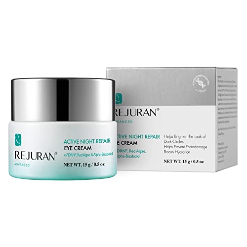 REJURAN Advanced Active Night Repair Eye Cream - Нощен Гел за премахване на Фини линии, Бръчки, Тъмни кръгове под очите