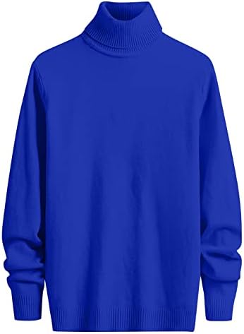 Dudubaby/Мъжки Пуловери, Пуловер с висока воротом, Обикновен Пуловер с Тънък Дъното, Блузи, Големи Размери