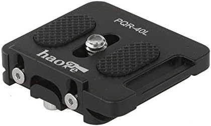 Haoge PQR-40L 40 mm Универсален Быстроразъемная Табела за камери с Подвижни фланец за статив Arca Swiss Стандарт с Топка