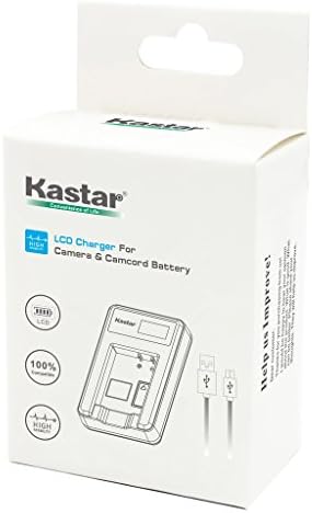 Двойна коварен зарядно устройство Kastar LCD за Canon LP-E5 LPE5 и Canon EOS Rebel XS, Rebel T1i, Rebel XSi, 1000D, 500D,